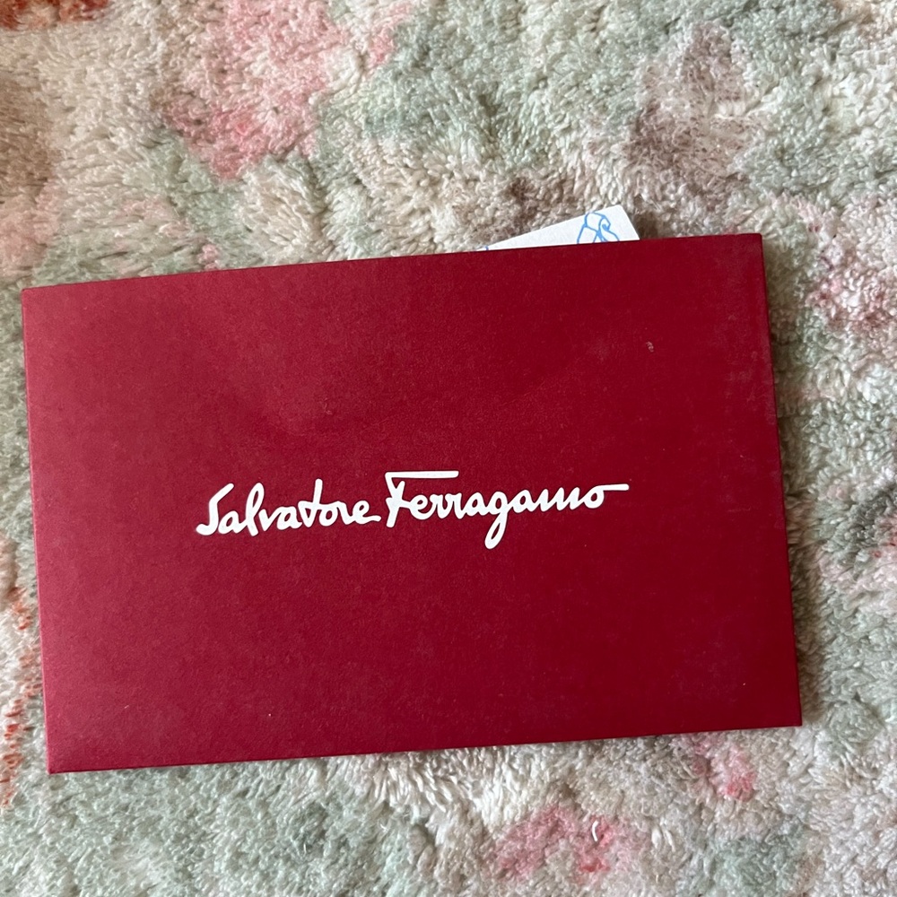 Salvatore Ferragamo Varina Flats – Brown Patent with Gold Buckle (7.5-8 W) - Picture 3 of 10